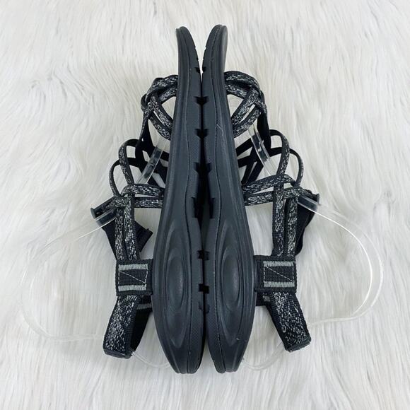 Chaco Black/Gray ZX/2 Sport Sandals Women's Sz 10 Adjustable Straps Arch Support - Picture 6 of 9